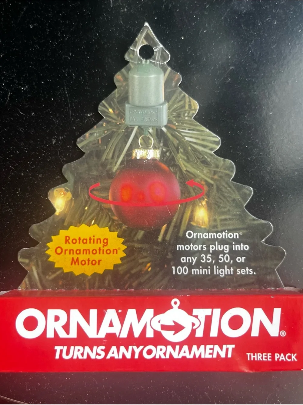Rotating Ornament Motor 3Pack New in Package